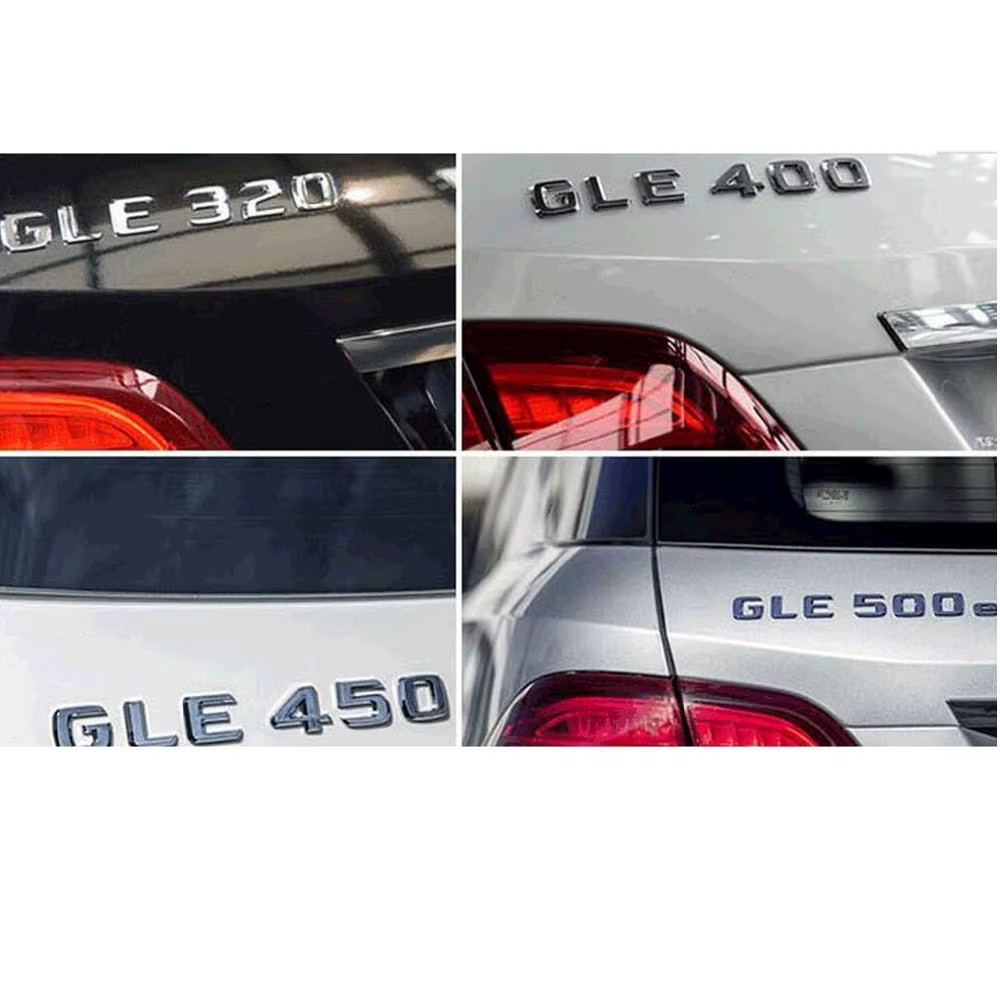 Emblèmes chromés pour Mercedes Benz Classe V W447 MPV V200 V220 V250 V250d V260 V260d V200L V220L V250L V260L V280L 4MATIC
