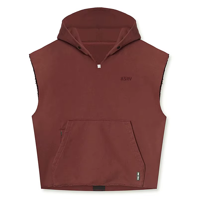 Débardeur à capuche en coton pour homme