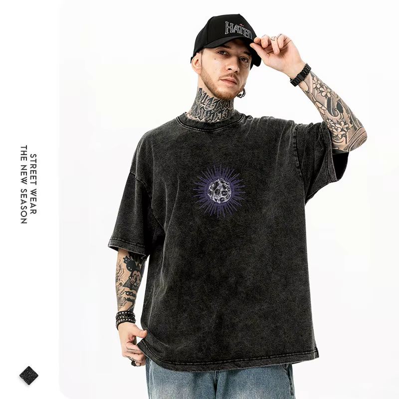 Bandai Anime j-jujutsu k-kaisen t-shirt surdimensionné Vintage lavé gojo saturo T-shirts Manga Harajuku sukuna hauts