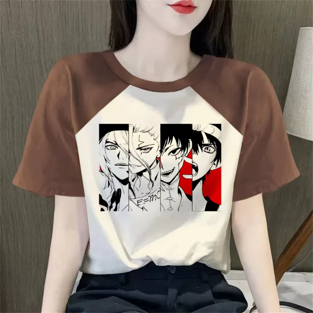 Dr Stone t-shirt adolescent gothique années 2000 confortable graphique Pop Culture 80s chemise streetwear Pastel classique anime esthétique Vintage