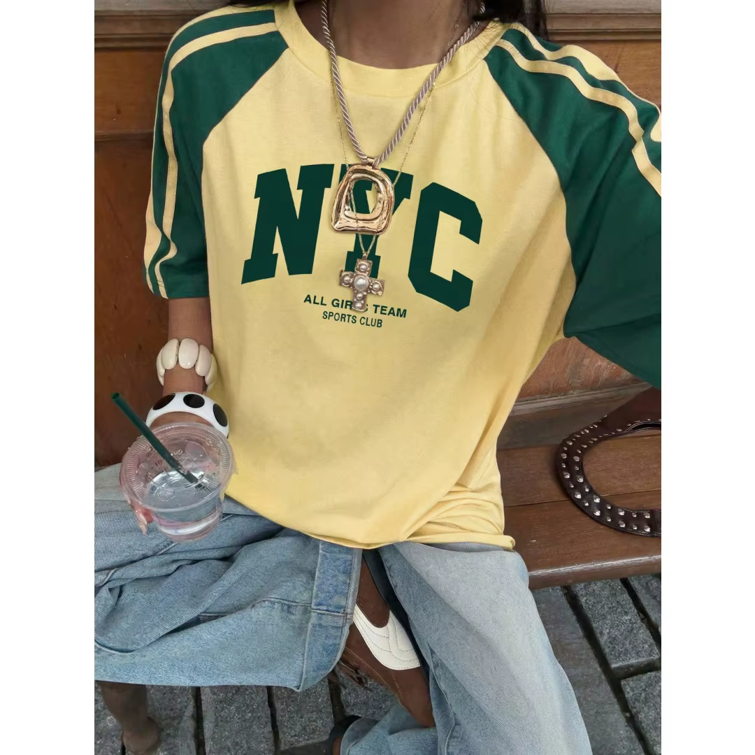 T-shirt à manches raglan pour femme