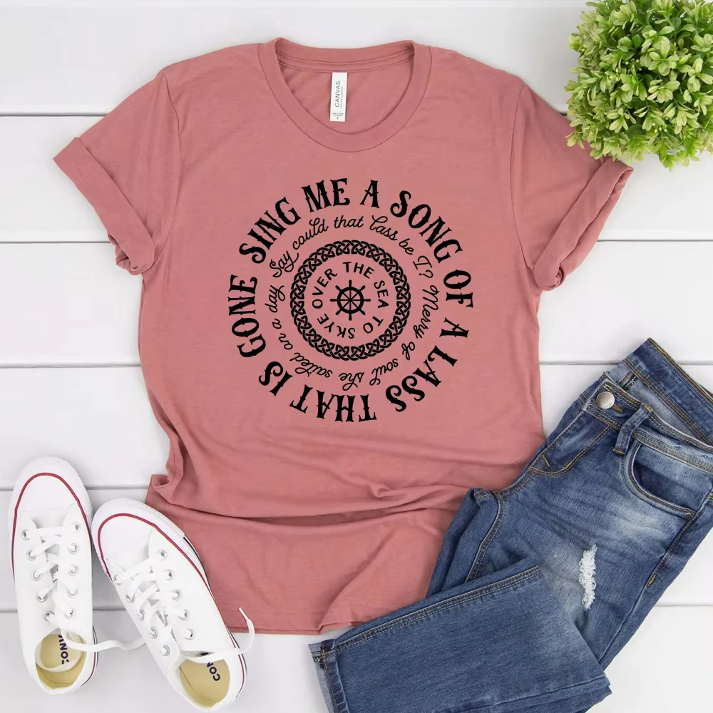 T-Shirt de la série Sing Me a Song Skye Boat Outlander Book