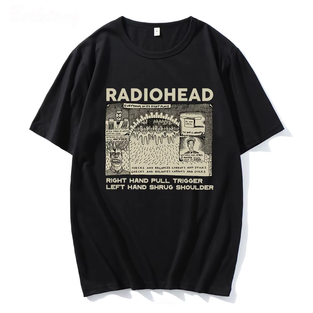 T-shirt humoristique rétro imprimé pour homme