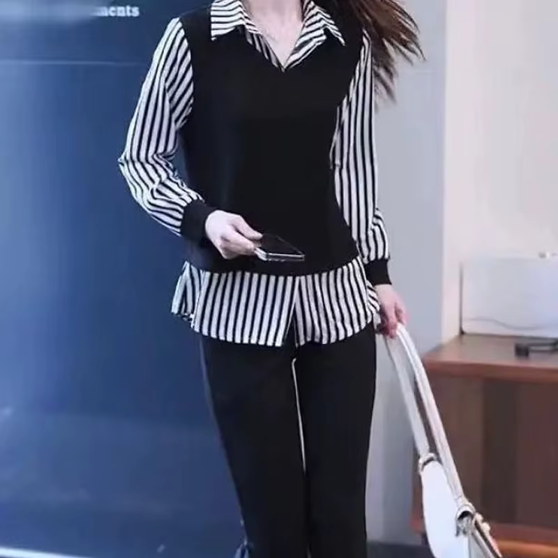 Chemise deux pièces à col POLO pour femmes
