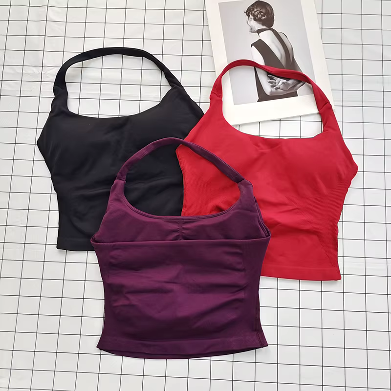 Bralette dos nu à col carré pour femmes