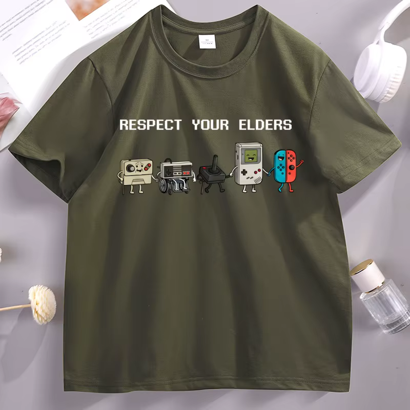 T-shirt Vintage « Respectez vos Aînés »