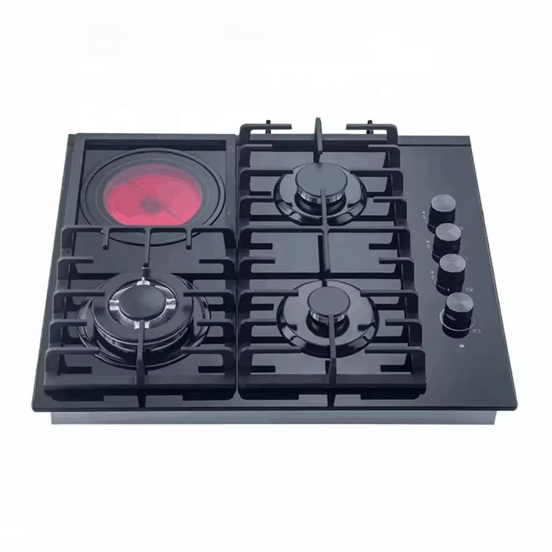 Cuisinière à induction à 4 brûleurs intégrée
