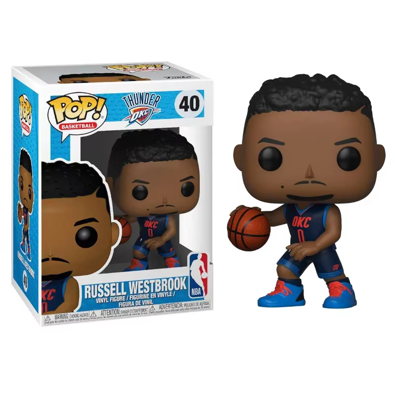 Funko NBA Basketball Stars Towns 39 # Westbrook 40 # Lebron 52 # Jordan 55 # Collection de figurines en vinyle