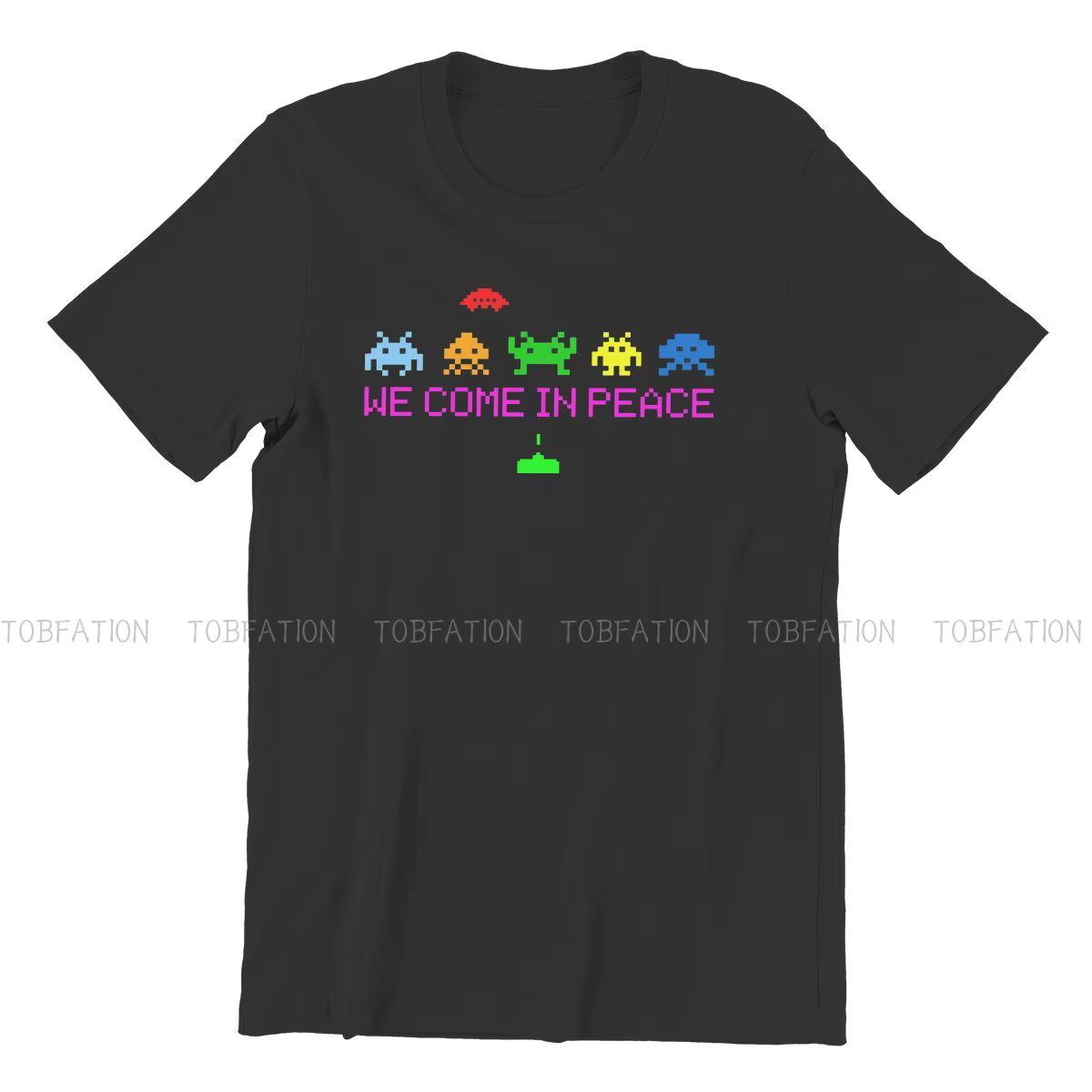 T-shirt «We Come In Peace» pour homme
