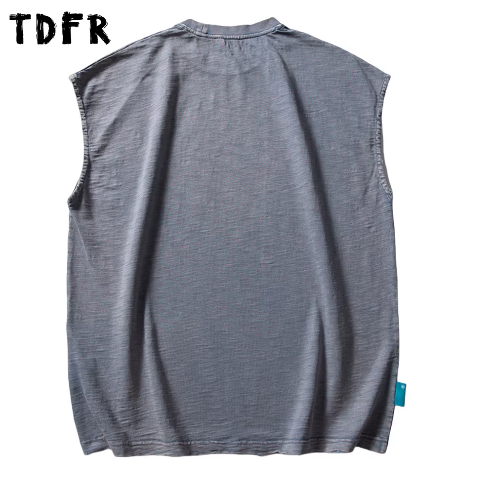 Haut à col rond Washed DistMurcia Precious pour hommes
