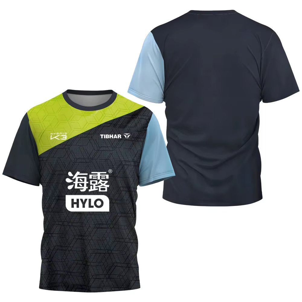 2025 Singapour Felix Lebrun League Vêtements T-shirt de tennis de table pour hommes