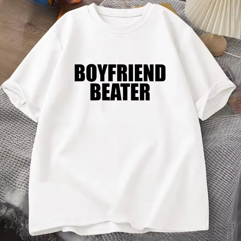 T-shirt Boyfriend Beater à l'humour noirâtre pour homme