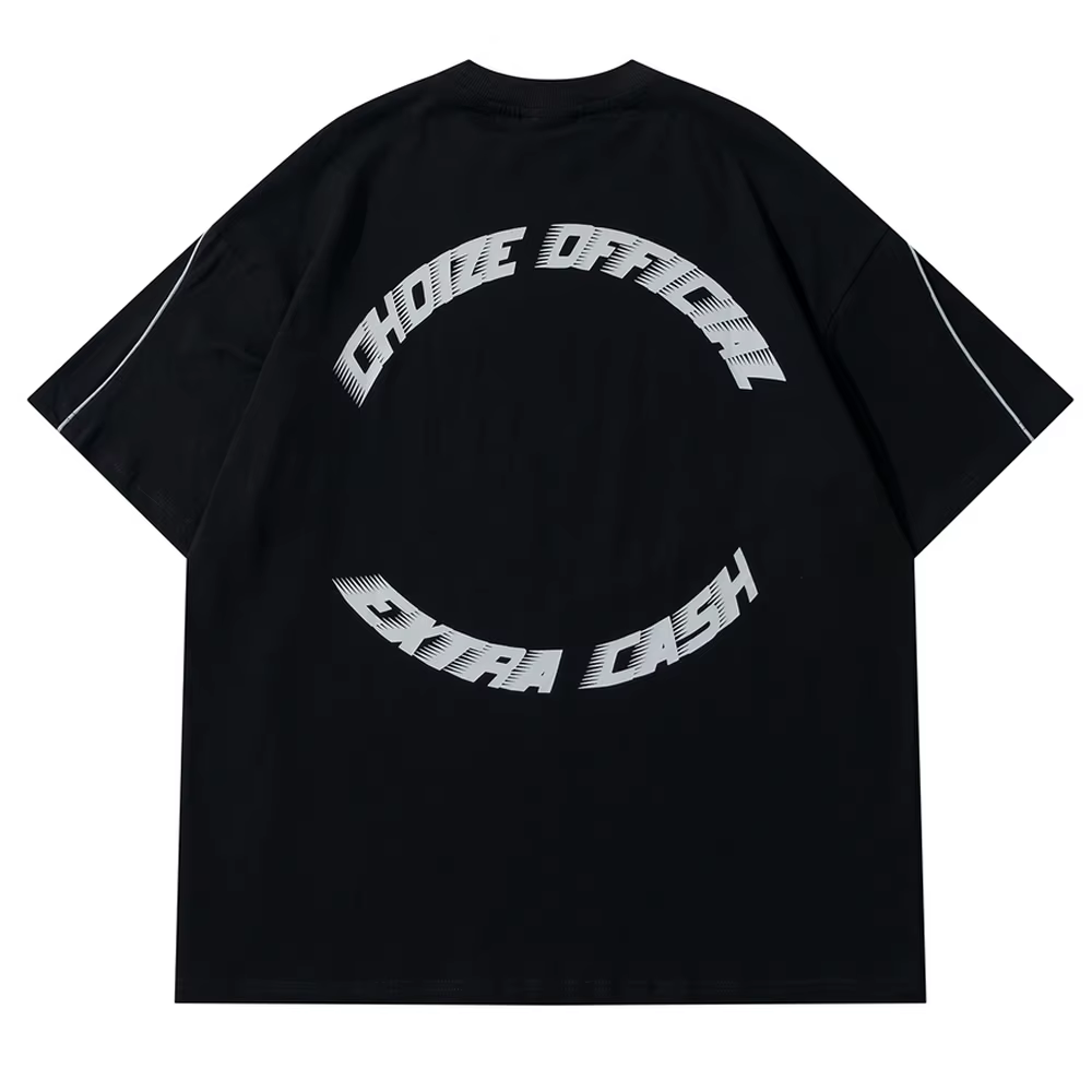 T-Shirt Surdimensionné à Manches Courtes pour Homme