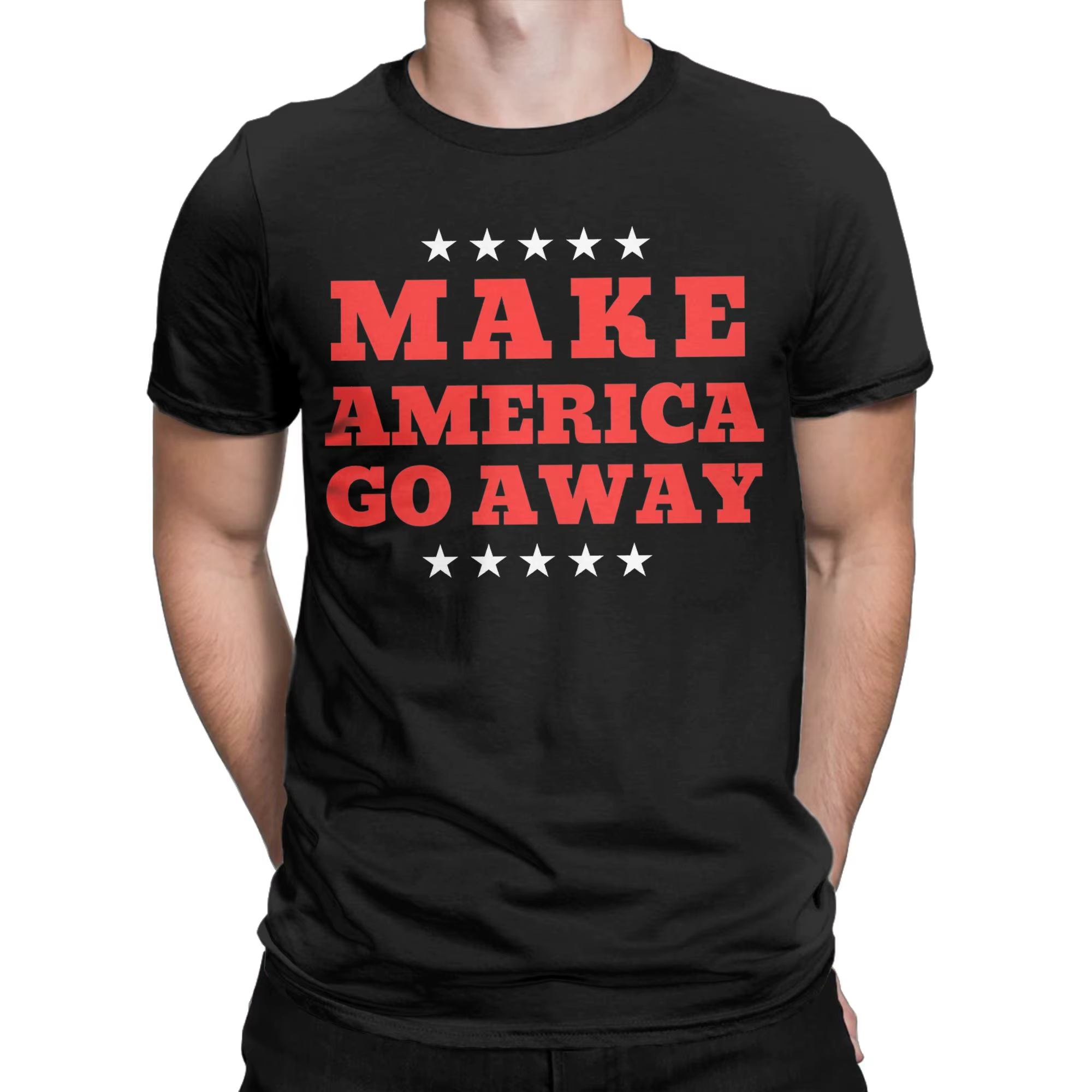T-shirt pour hommes « Make America Go Away Mexico »