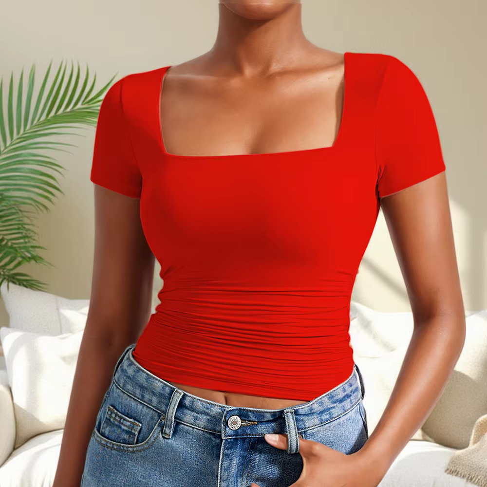 T-shirt à manches courtes pour femme