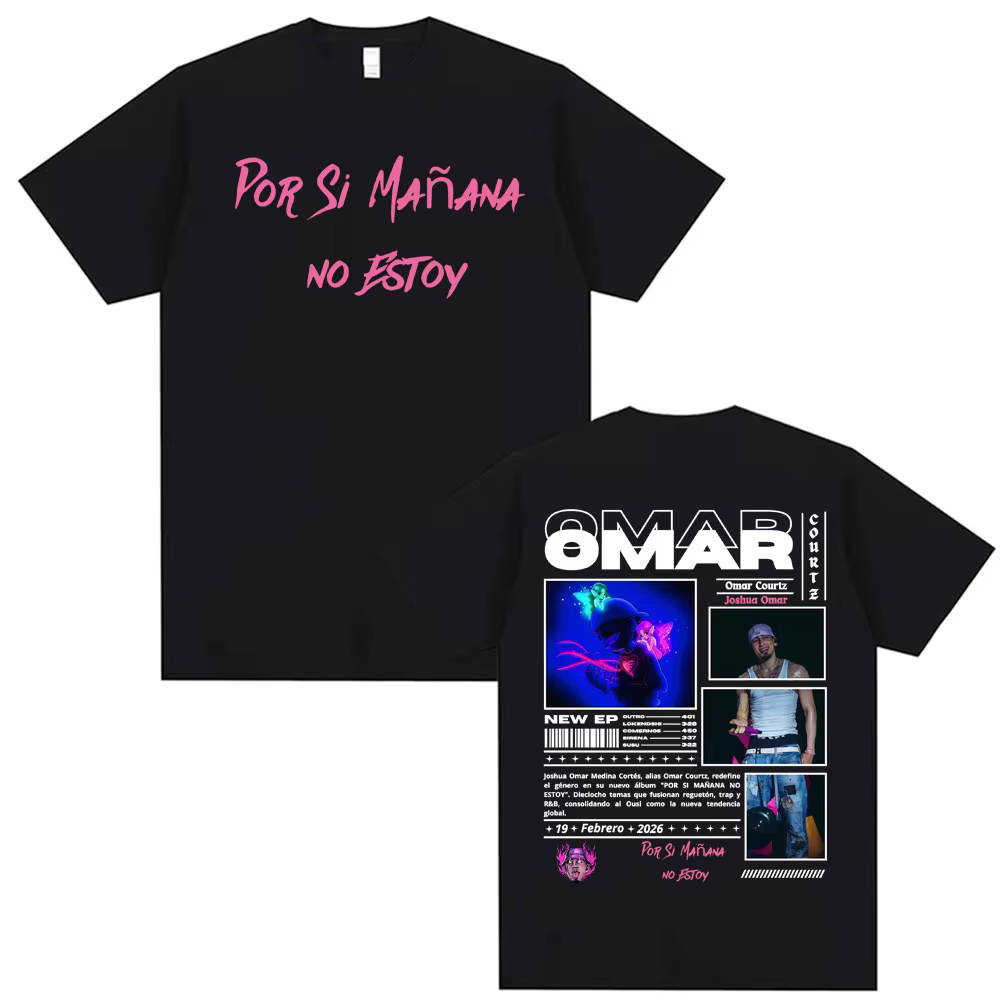 T-shirt graphique Omar Courtz Por Si Manana No Estoy 2026 Tour