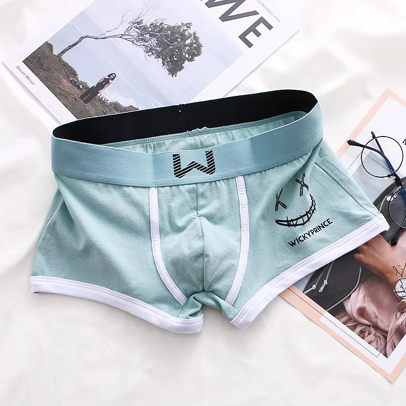 Hommes Boxer Shorts mode poche renflement caleçon mâle lettre imprimé Calzoncillo Hombre respirant sport coton Boxer Homme