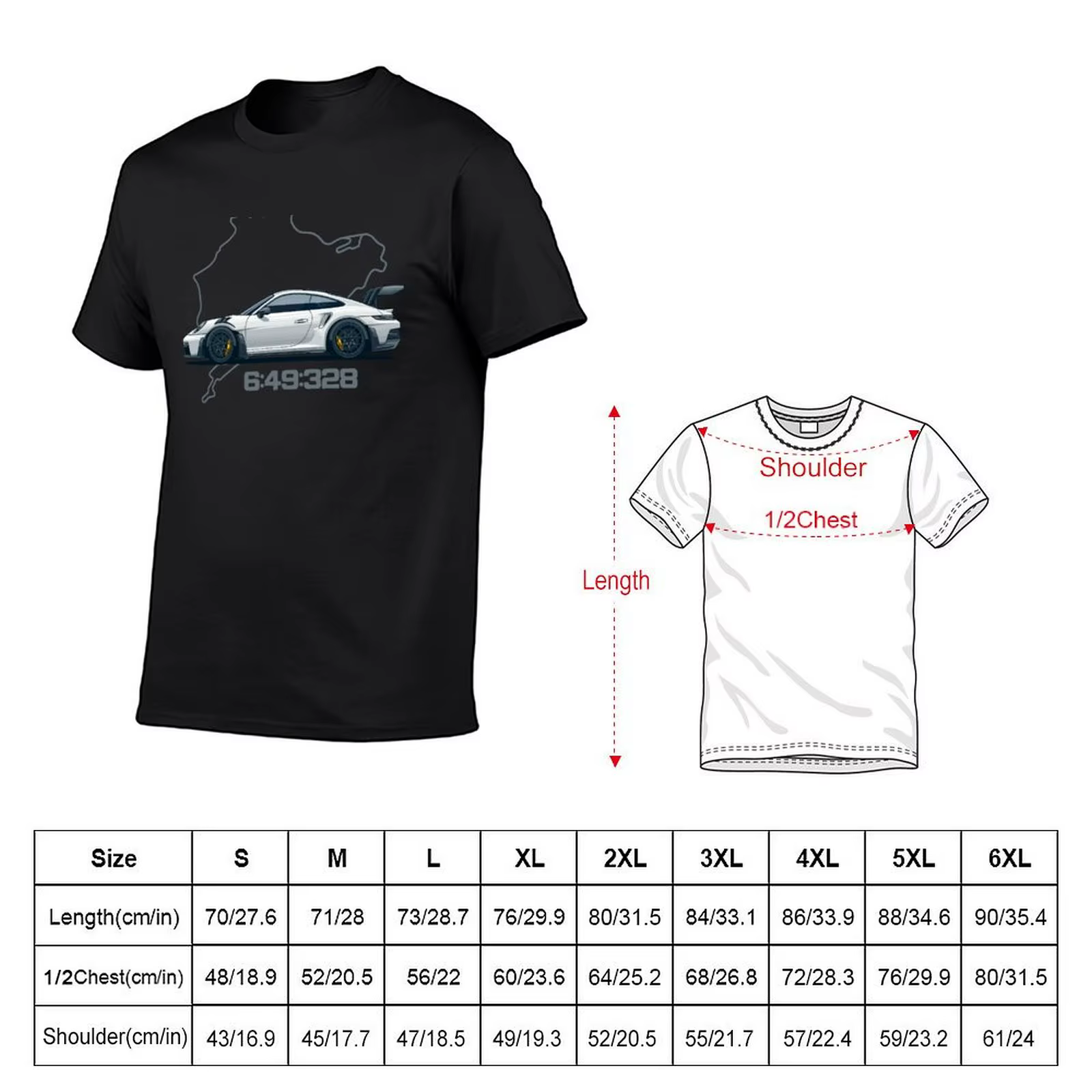 T-shirt GT3 RS Heinschleife pour hommes