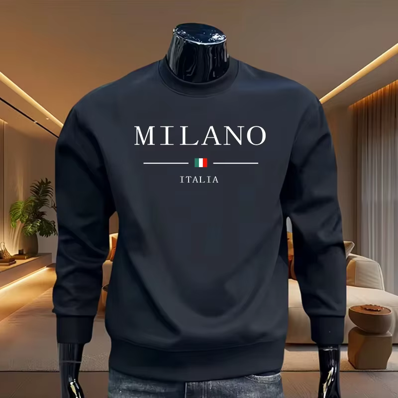 Sweat à capuche imprimé pour hommes