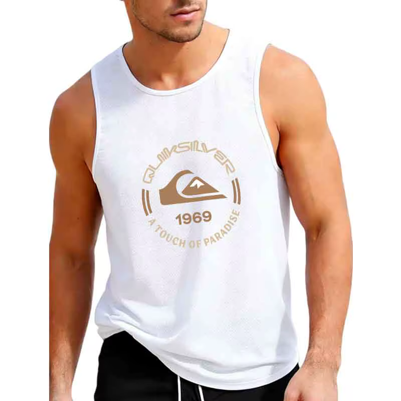 Débardeur imprimé avec logo Quiksilver 1969 pour homme