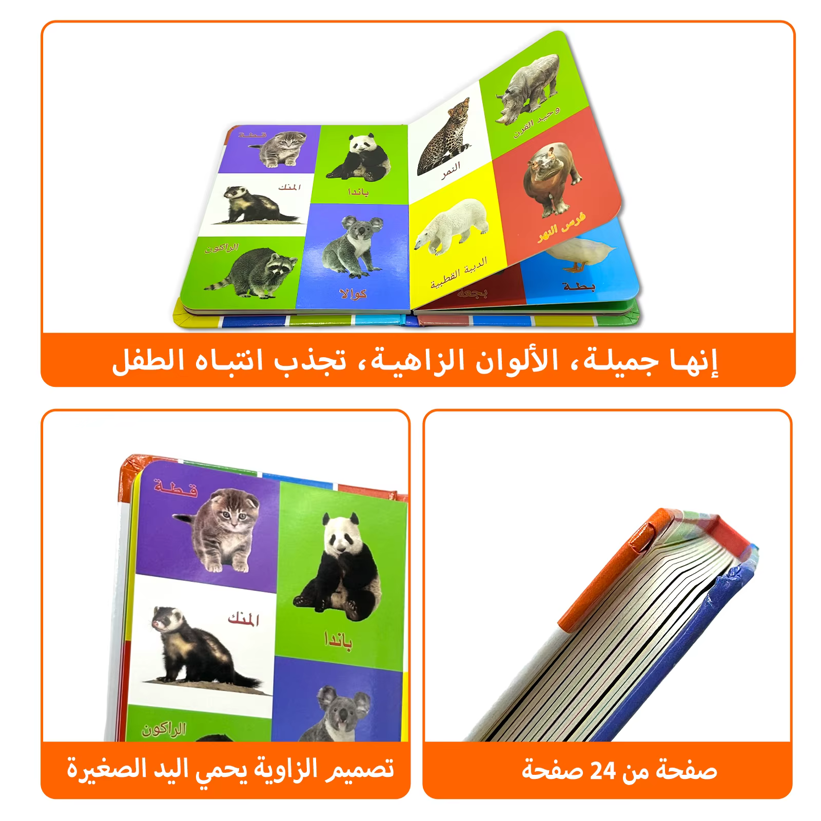 Livre éducatif pour enfants 100 Animaux - riche illustré