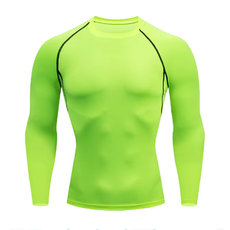 T-shirt de sport de compression respirant pour homme, coupe sèche, haute qualité, rashguard, jogging, course à pied, MMA, fitness, gym, Wagguard
