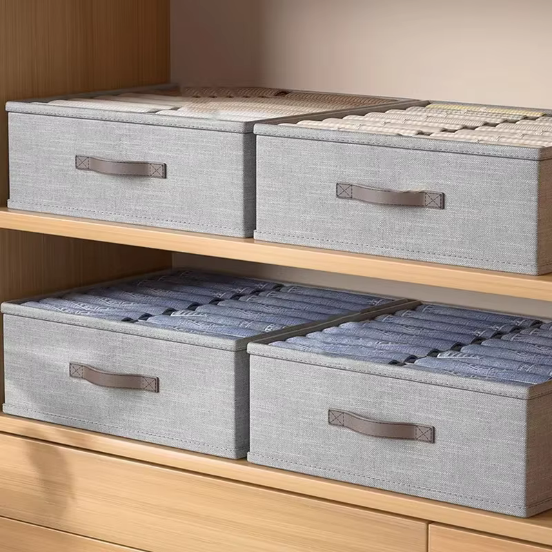 Organisateur de rangement pour vêtements, pulls, t-shirts, pantalons épais, sous-vêtements, chaussettes, pour la maison