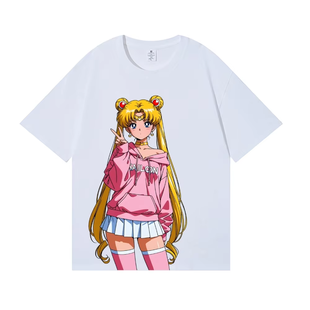 Nouveau T-shirt classique Sailor Moon style japonais 2026