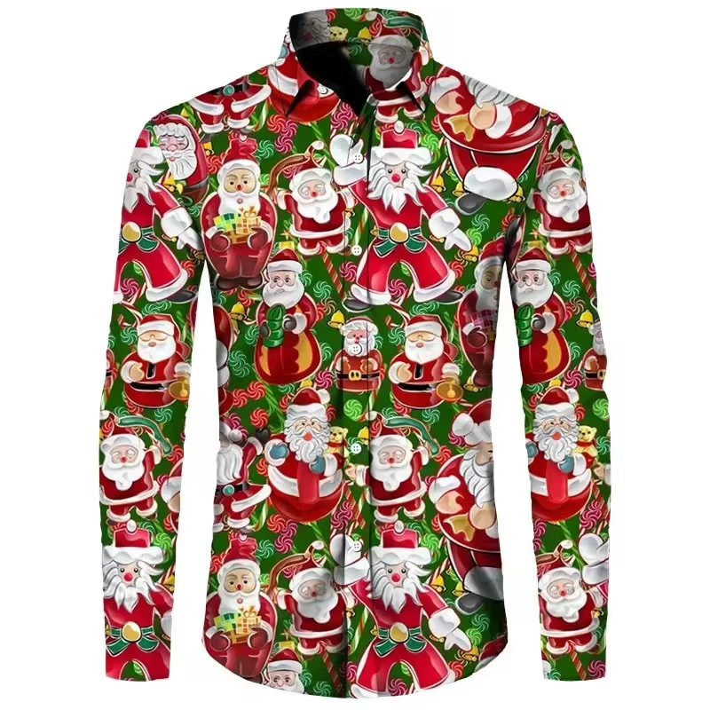 Chemise à manches longues pour hommes