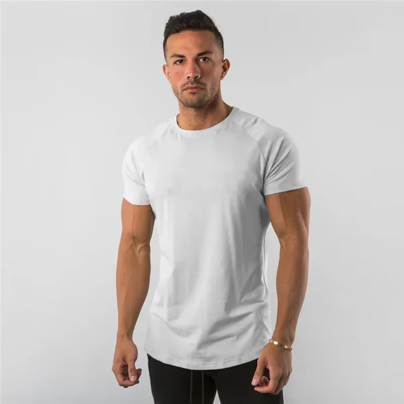 MRMT 2026 Nouveau T-shirt Homme Couleur Unie Lisse Haut de Gamme Fitness