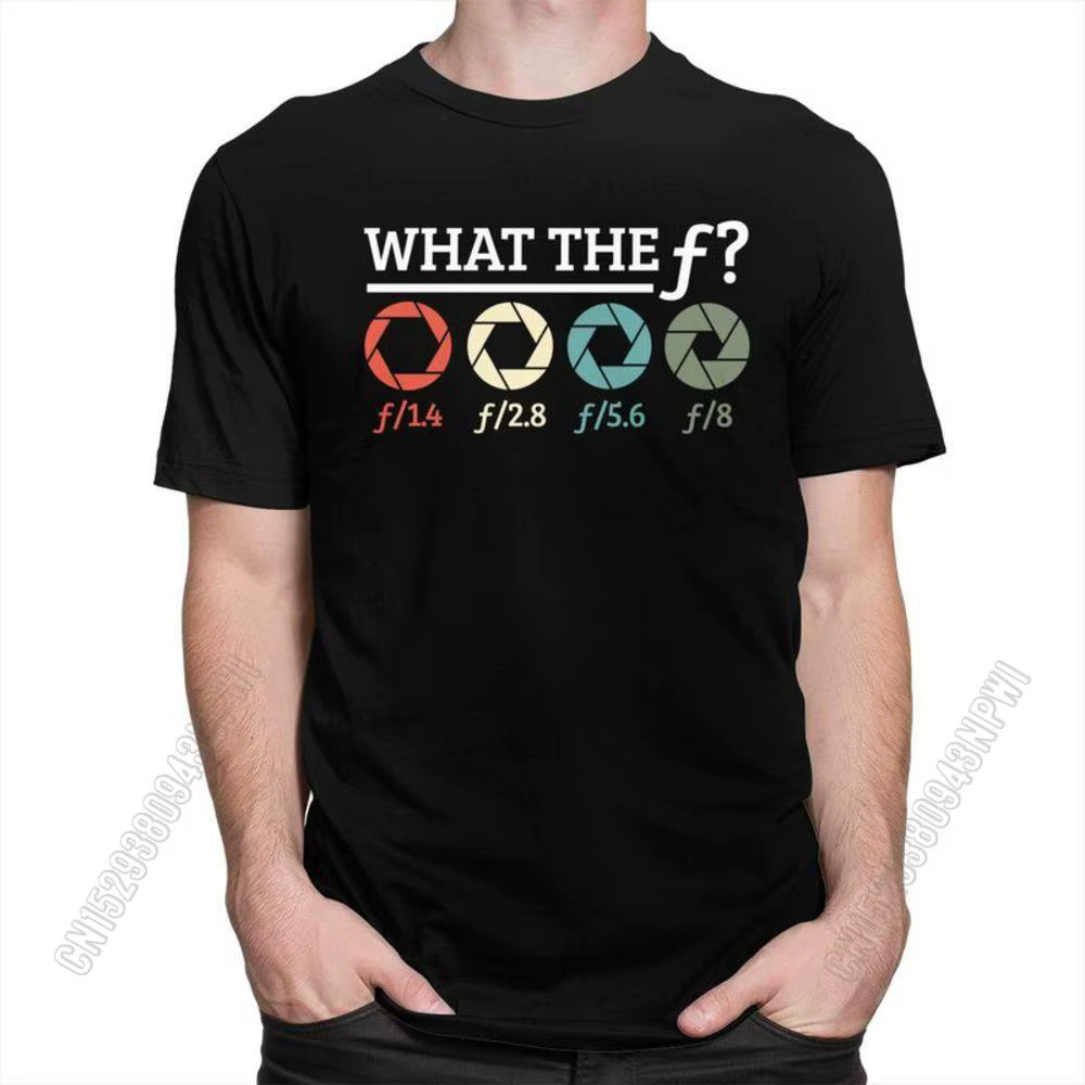 Photographe La F T-shirt Pour Hommes En Coton
