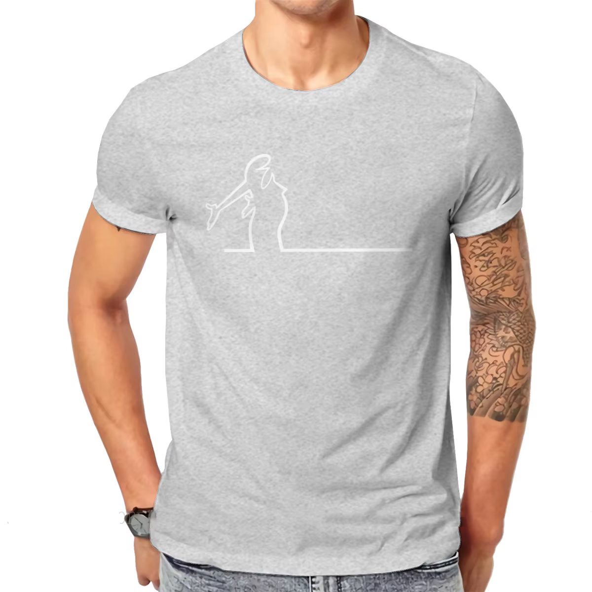 La Linea gauche Pls T-shirt graphique