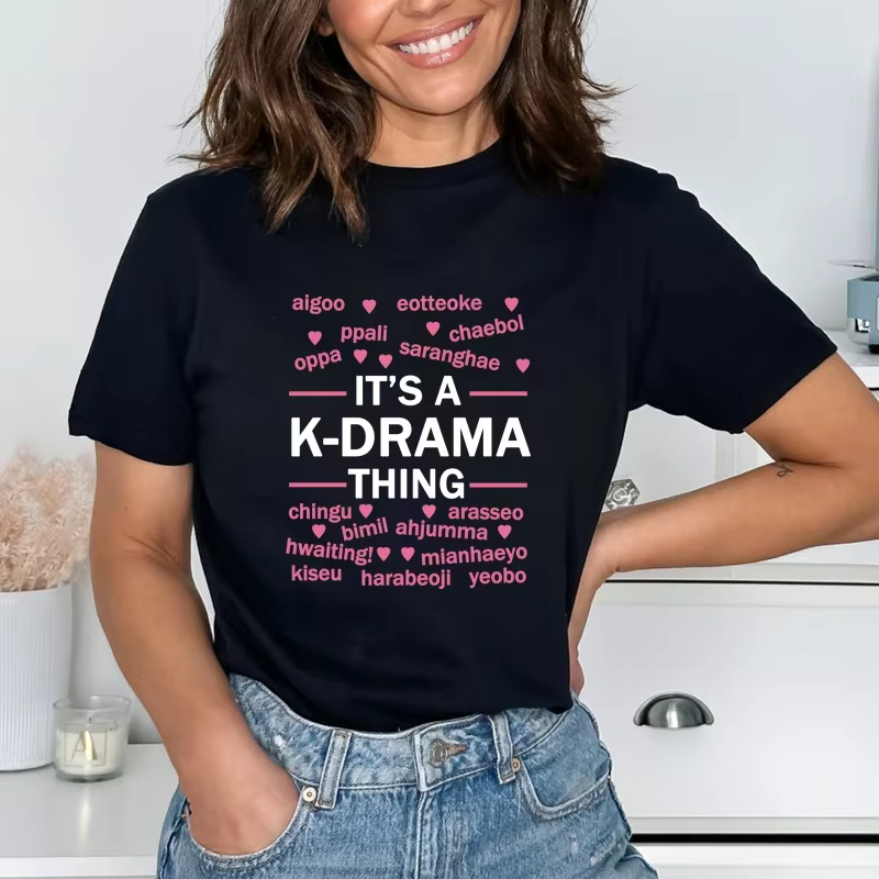C'est une chose K-Drama T-shirt Style de rue coréen K drame Addict