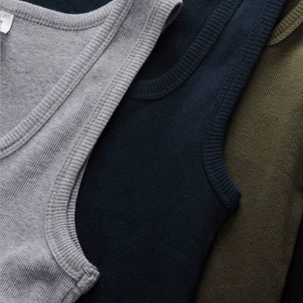 Débardeurs pour hommes chauds gilet de Fitness basique élastique sans manches T-shirt coton musculation homme vêtements