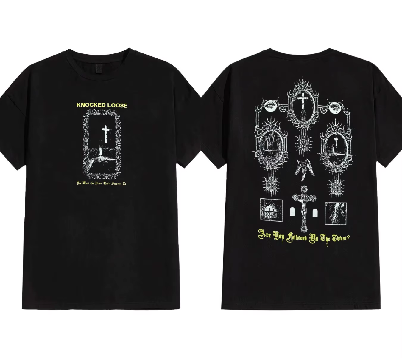 T-shirt en coton à col rond pour homme et femme