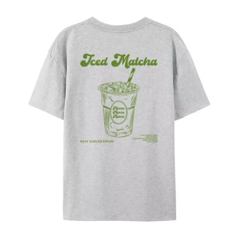 Rétro esthétique glacé Matcha T-Shirts mignon