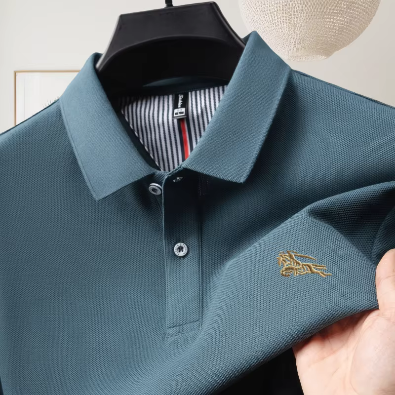 Polo pour homme, en pur coton