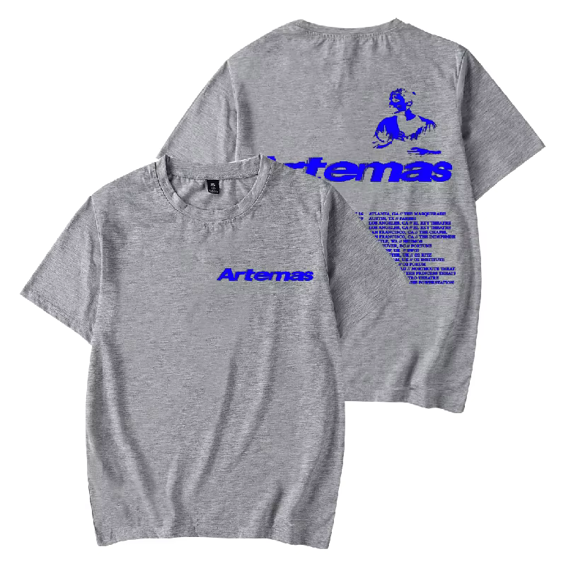 Artemas-T-shirt col rond manches courtes homme et femme