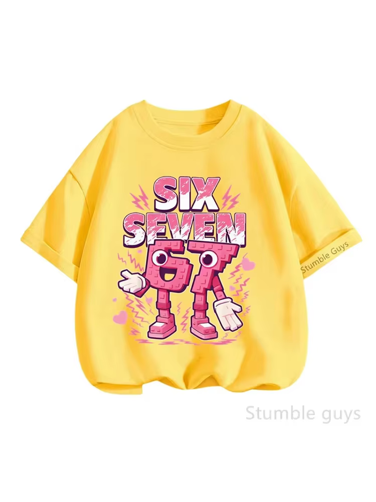 T-shirt graphique rose pour enfants