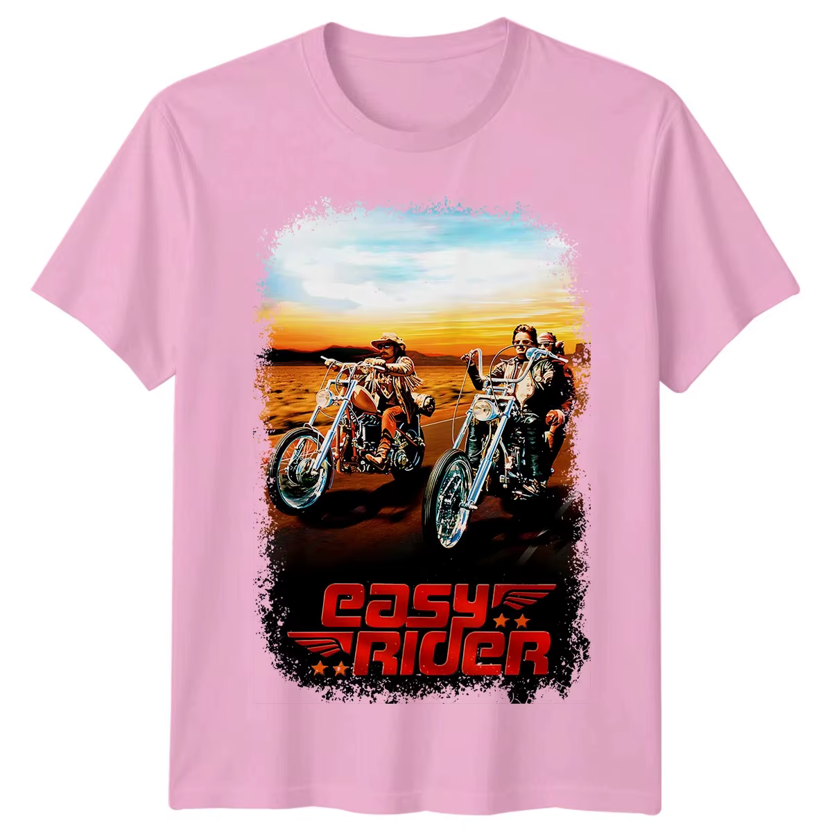 T-shirt de motard Easy Rider pour hommes et femmes