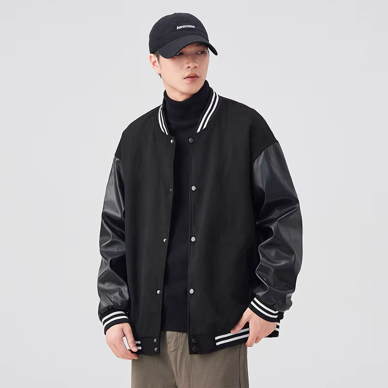 Veste bombardier universitaire de Baseball pour hommes
