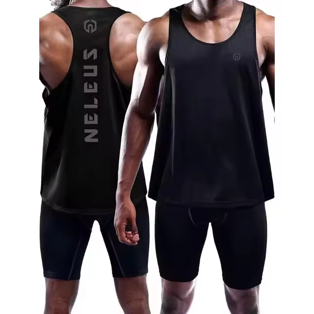 Nouveaux hommes adultes femmes en cours d'exécution chemises en plein air serré débardeur de gymnastique Fitness sans manches T-shirts Sport exercice basket-ball gilet vêtements