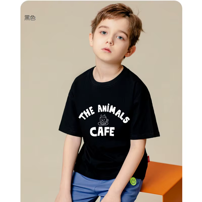 T-shirt d'été à manches courtes pour garçon et adolescente