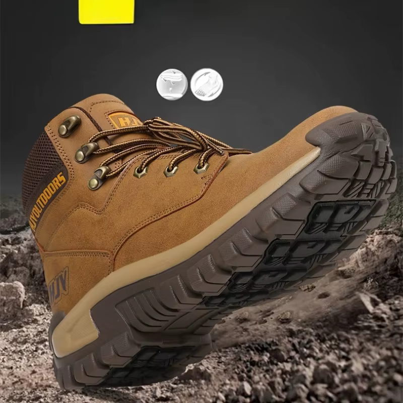 Gh-top cuir hommes bottes respirant désert