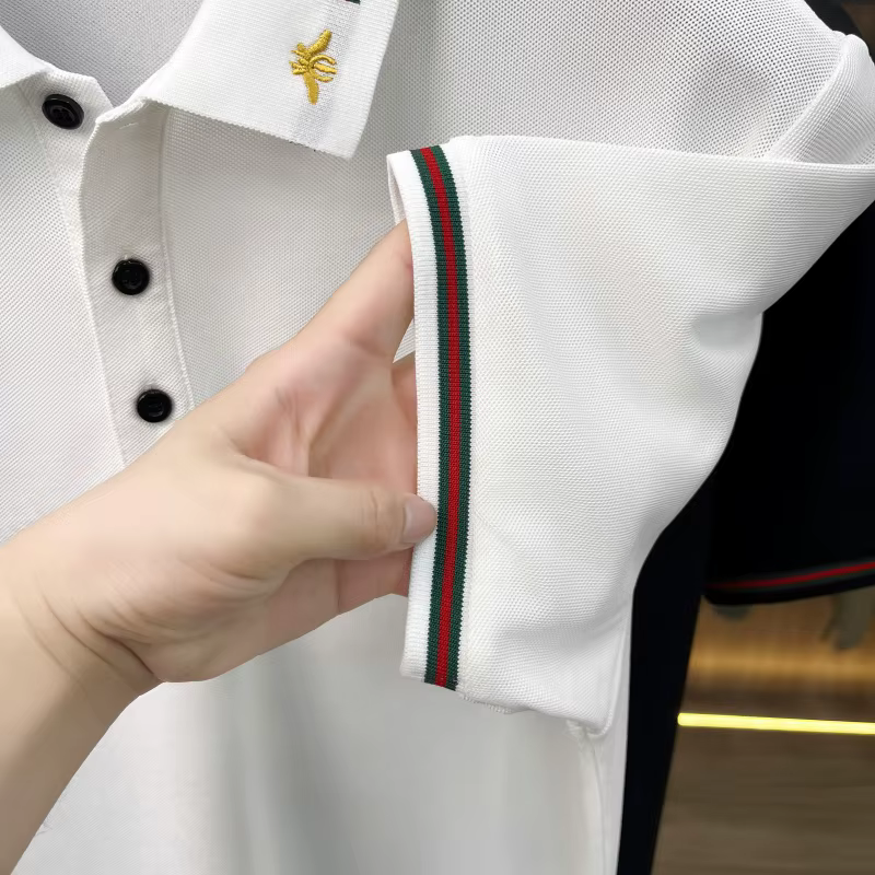 Polo homme de haute qualité à manches courtes