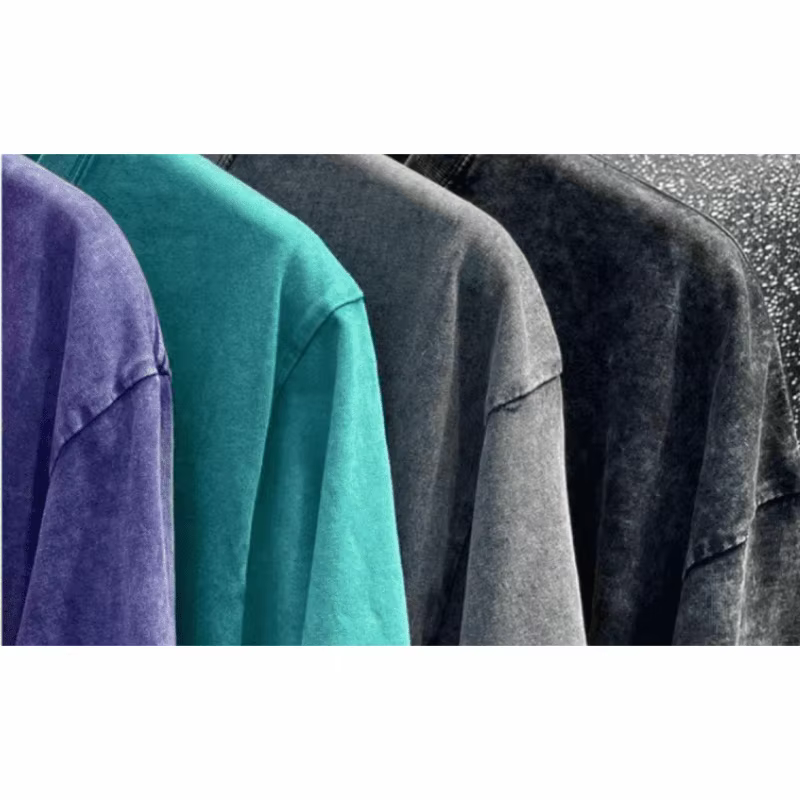 T-shirt de lavage personnalisé avec Logo imprimé