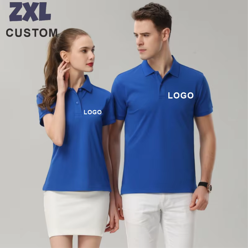 Polo respirant avec Logo personnalisé