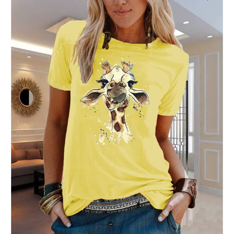 T-shirt à manches courtes pour femmes