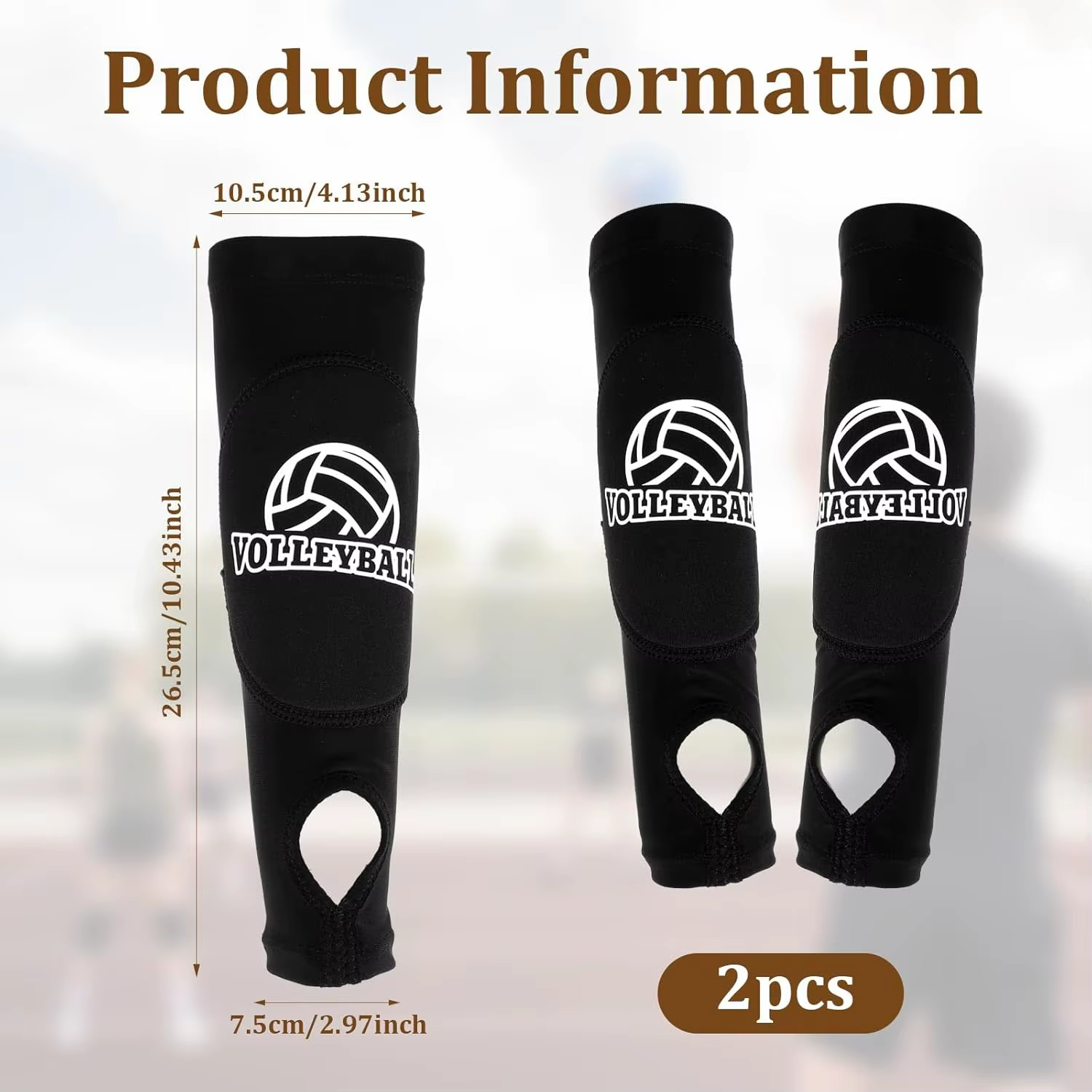 Manchons de passage rembourrés pour Fitness et volley-ball