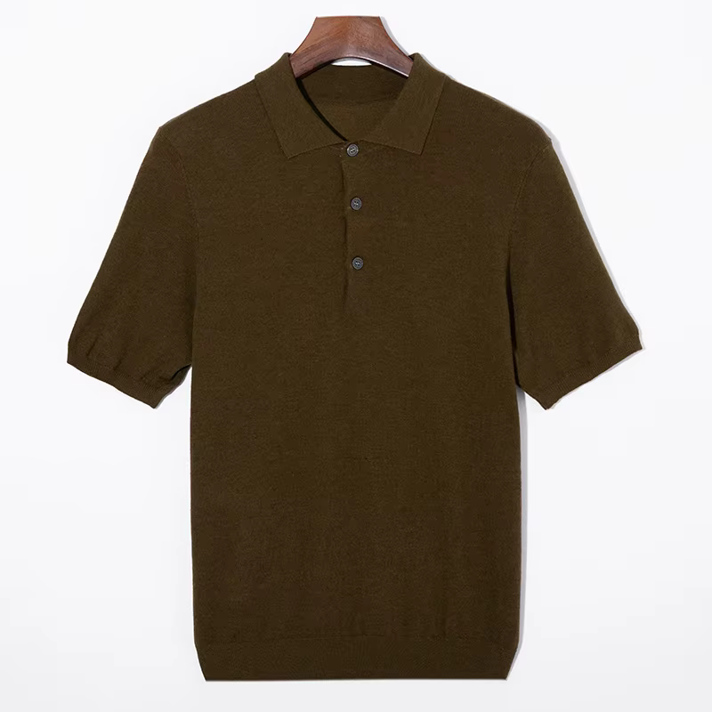 Polo à manches courtes pour hommes